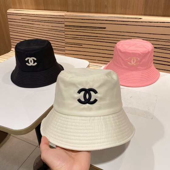 Classic Brand Logo Print Bucket Hat - Outdoor Foldable Sun Hat for Beach & Sun Protection